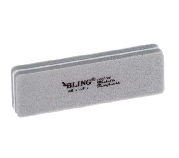 Mini polirka za nokte 100/180 BLING - ravna široka