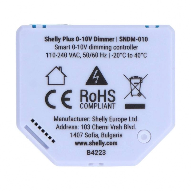 Shelly Plus 0-10V WiFi/Bluetooth svjetlosni dimmer