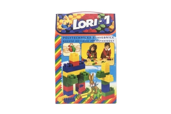Građevinski set LORI 1 plast 50 komada u kutiji 19x28x10cm