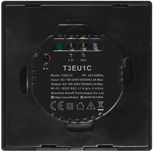Dodirno i RF 433 MHz upravljanje