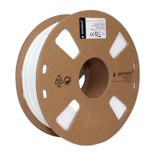 Filament za 3D pisače PLA/1,75 mm/1kg/bijeli