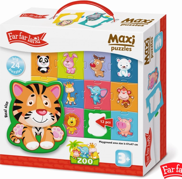 Maxi Puzzle Životinje iz ZOO-a 24 dijelova