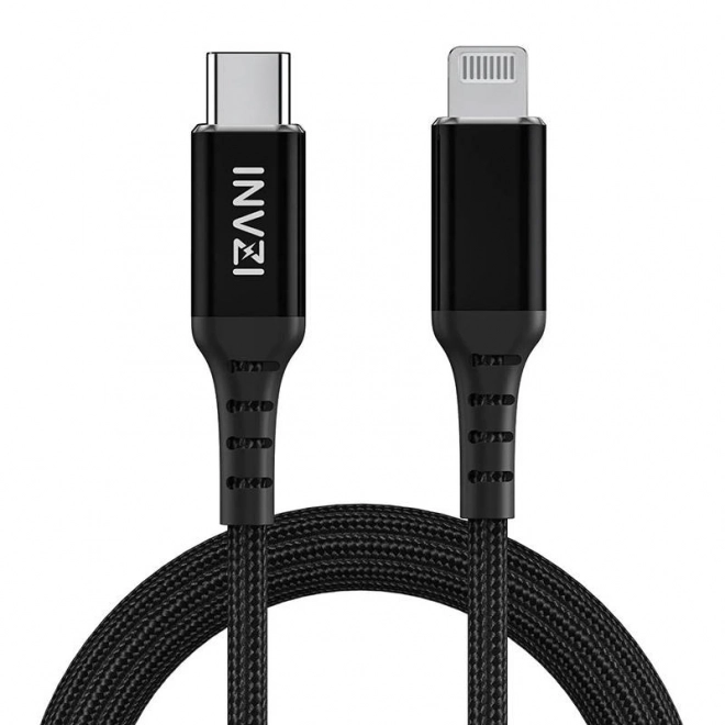Kabel INVZI USB-C na Lightning 2m crni