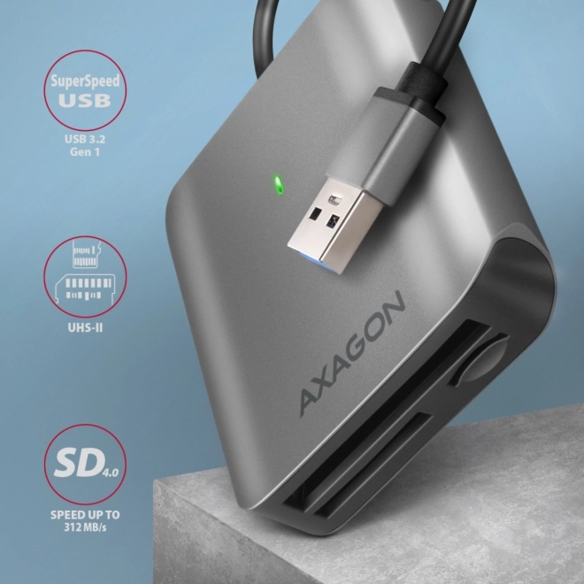 Čitač kartica Axagon CRE-S3 USB 3.2 Gen 1