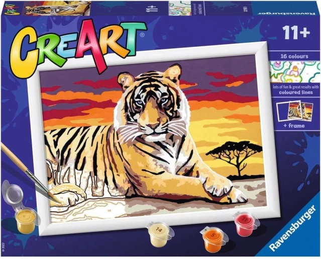 Slikanje po brojevima Veličanstveni Tigar 24x18 cm