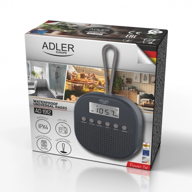 Vodootporni FM radio ADLER
