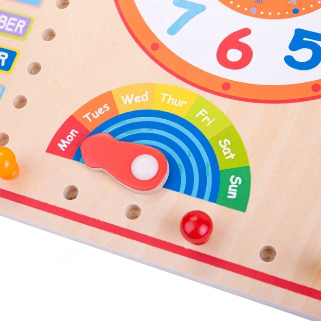 Bigjigs Toys Kalendar s satom