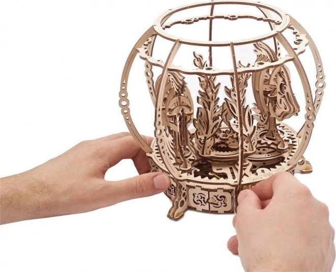 Ugears 3D drvene mehaničke puzzle Mehanički akvarij