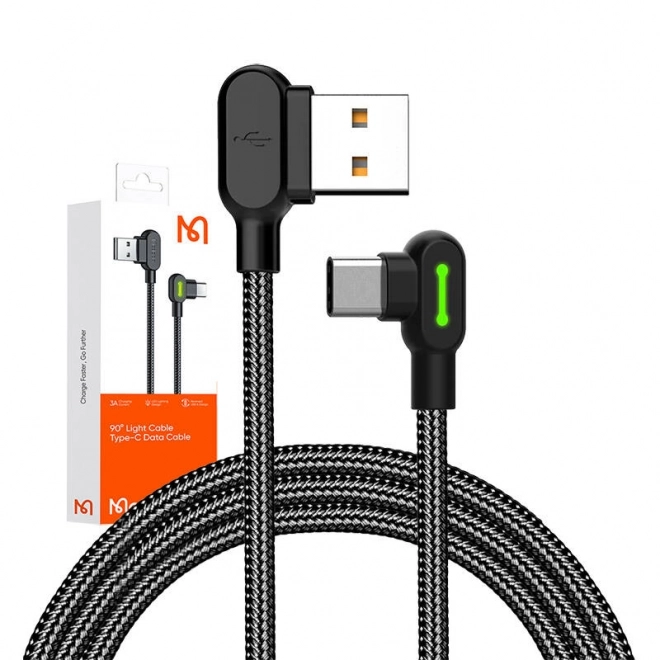 USB na USB-C kabel Mcdodo CA-5280 LED, 3 m (crni)