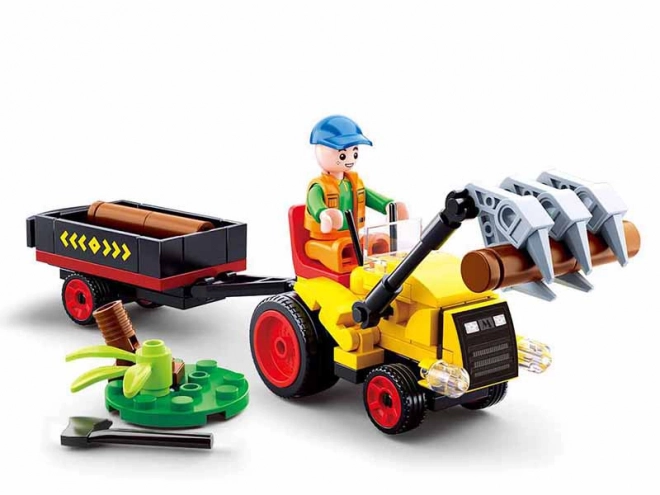 Sluban Grad Farma Traktor s prikolicom