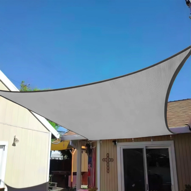 Kvadratna bež sjenica sa vodootpornim krovom ModernHome – 3 x 3 m