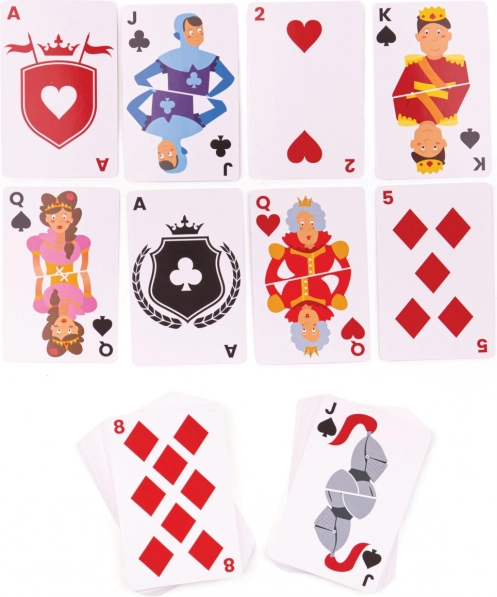 Klasične igraće karte BIGJIGS TOYS