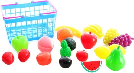 Plastična košara s voćem za djecu