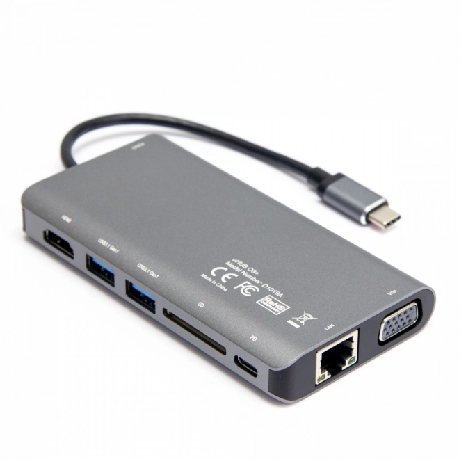 Univerzalni USB-C Hub 8v1 Unitek