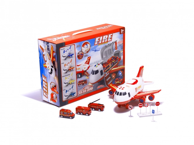 Vatrogasni teretni avion s automobilima