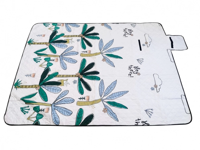 Plažna podloga piknik deka kampiranje palme 200x200