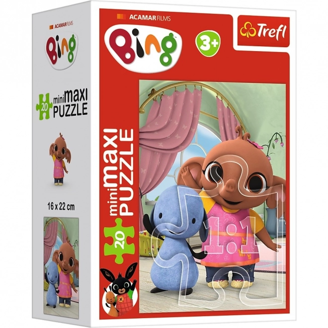 Mini slagalica miniMaxi 20 dijelova Bingovi prijatelji/Kunić Bing