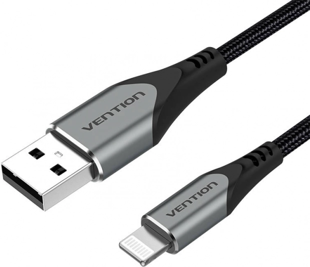 USB na Lightning kabel Vention 1 m sivi