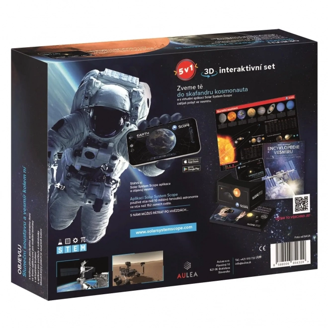 Vodič svemirom 5u1 interaktivni set 3D u kutiji 33x26x6cm