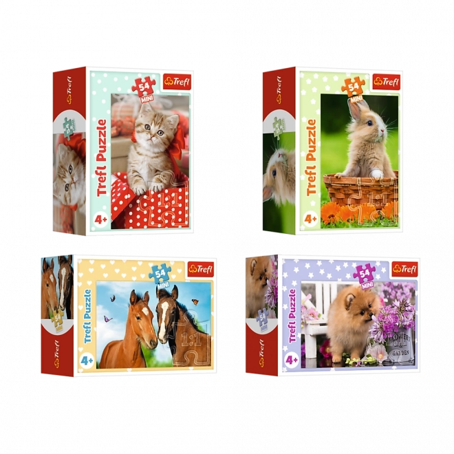 Minipuzzle od 54 dijelova s mladunčadima