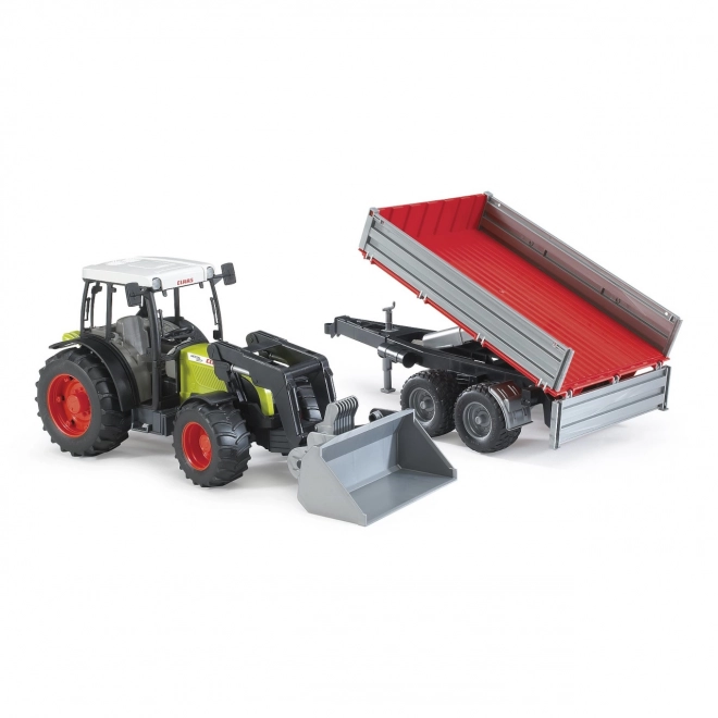 Bruder Traktor CLAAS Nectis 267F s utovarivačem i prikolicom