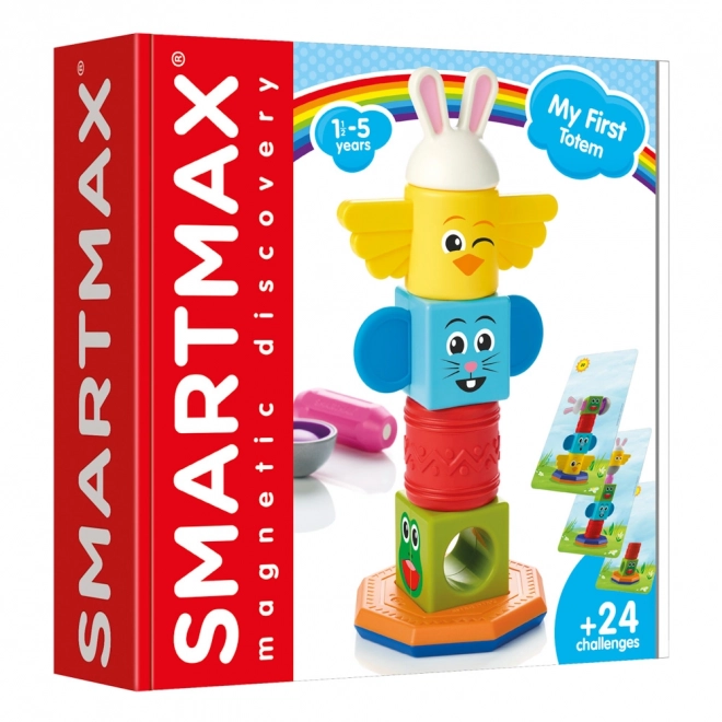 Magnetička građa SmartMax Moj prvi totem - 8 dijelova