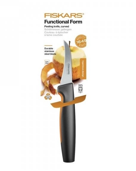 Zakrivljeni nož za guljenje Fiskars Functional Form 7 cm