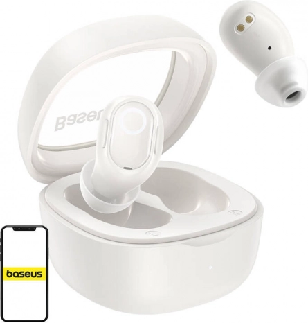 Bežične slušalice Baseus Bowie WM02 TWS s Bluetooth 5.3 – bijele