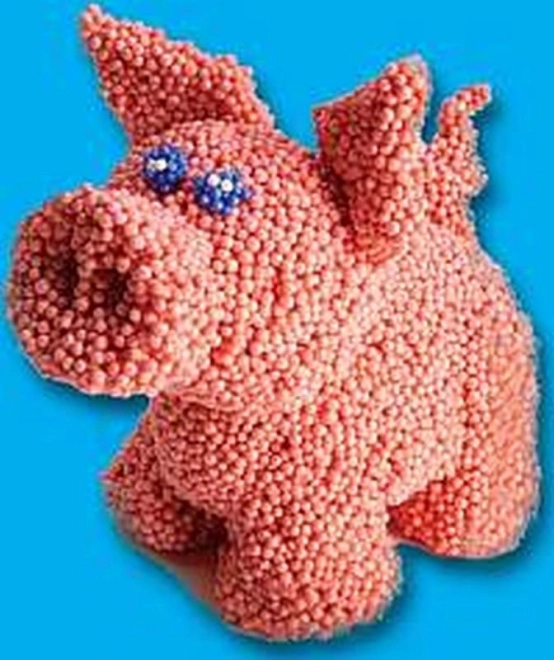 PlayFoam® Modelina/Plastelina kugličasta 4 boje na karti 19,5x27x3cm