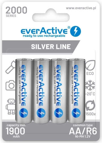 Punjive AA baterije 2000 mAh ready to use, 4 kom
