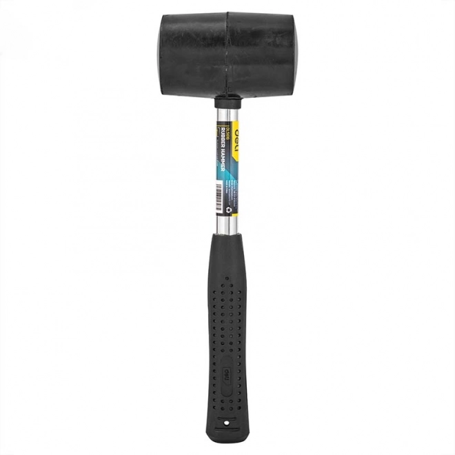 Gumeni čekić Deli Tools crni/srebrni