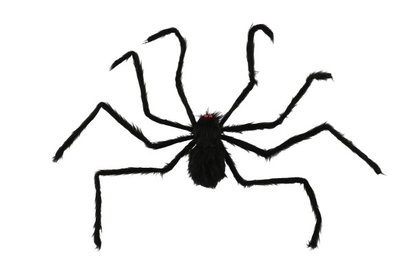 Veliki plišani pauk za Noć vještica 125 x 8 cm
