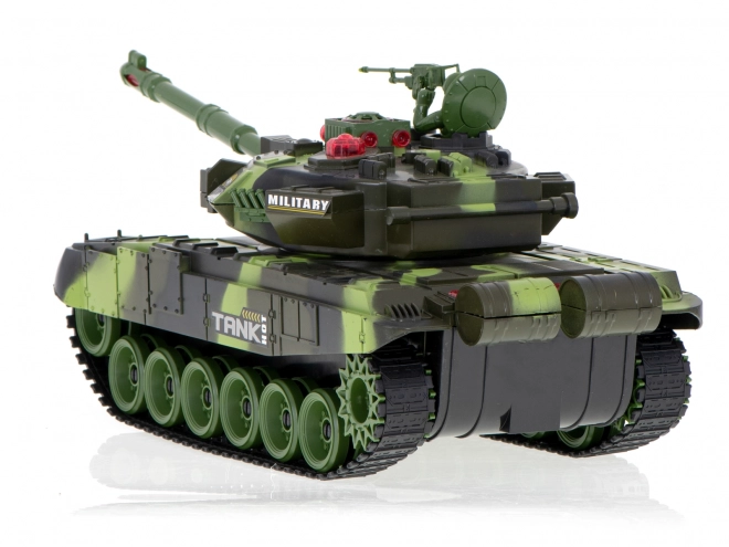 RC tenk na daljinsko upravljanje 2,4 GHz šumska kamuflaža