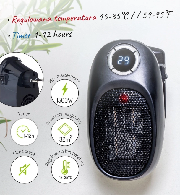 Termoventilator Adler Easy Heater 1500W