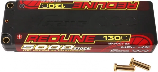 LiPo baterija Gens Ace Redline 5000 mAh 7.4 V 130C 2S1P hardcase HV