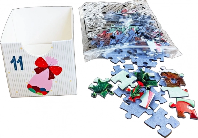 Adventni kalendar s puzzlama Eurographics 24 x 50 komada – Slatki Božić