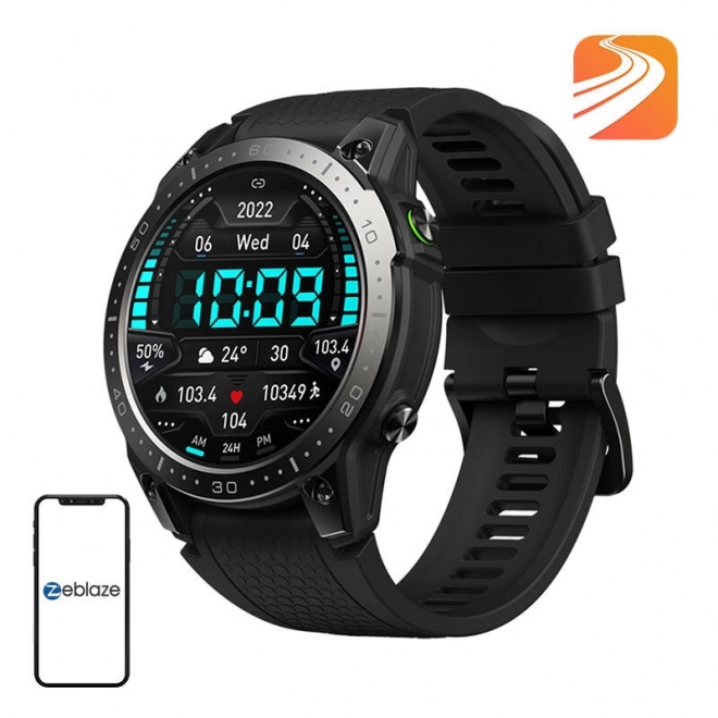 Pametni sat Zeblaze Ares 3 Pro (crni)