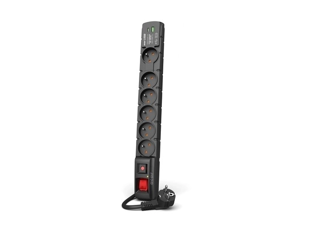 Prenaponska zaštita Acar S6 USB A+C 1,5 m