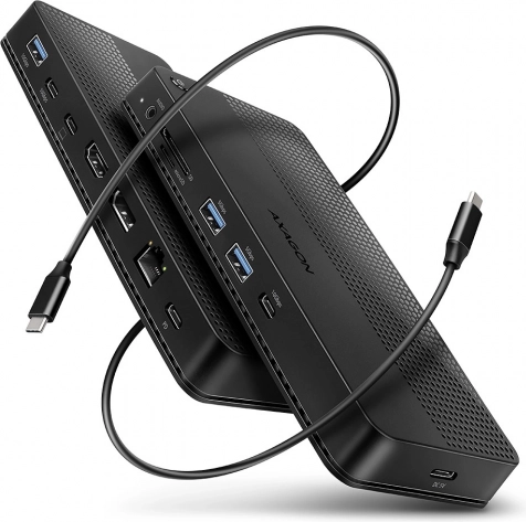 Višeportni USB čvorište 12-u-1 AXAGON HMC-U4, USB4 40 Gb/s, 8K video, PD 100 W