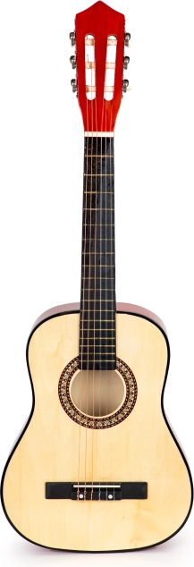 Dječja akustična gitara ECOTOYS, 6 žica, drvena
