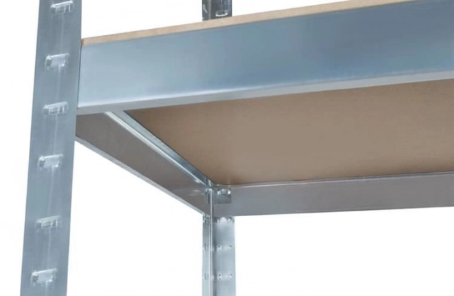 Metalni stalak s 4 police 150x75x30 cm