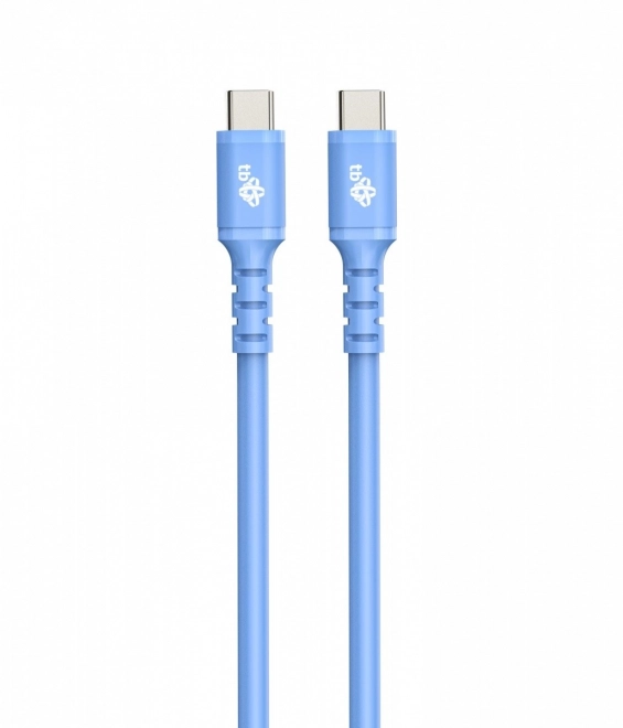 Silikonski plavi kabel USB C - USB C 1m