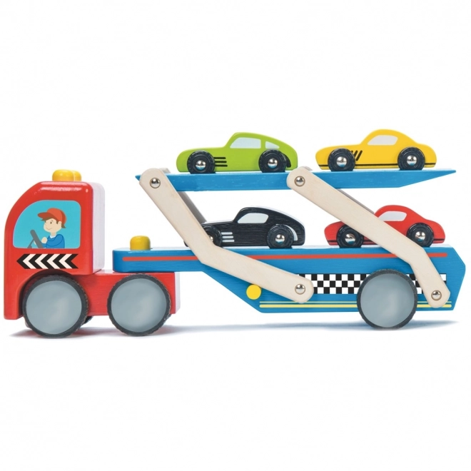 Drveni kamion s autićima Le Toy Van