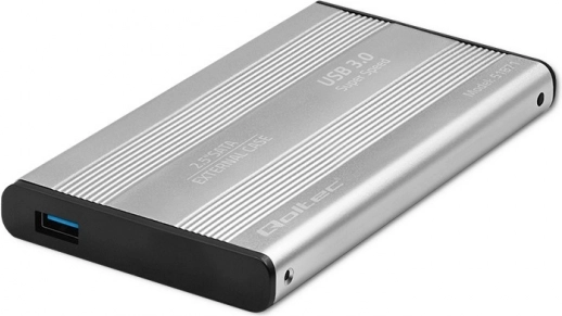 Aluminijsko vanjsko kućište za 2,5" SSD/HDD SATA, USB 3.0, srebrno