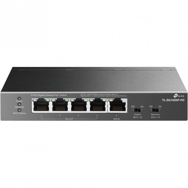 Mrežni prekidač TP-Link TL-SG1005P-PD s 5 gigabitnih PoE portova