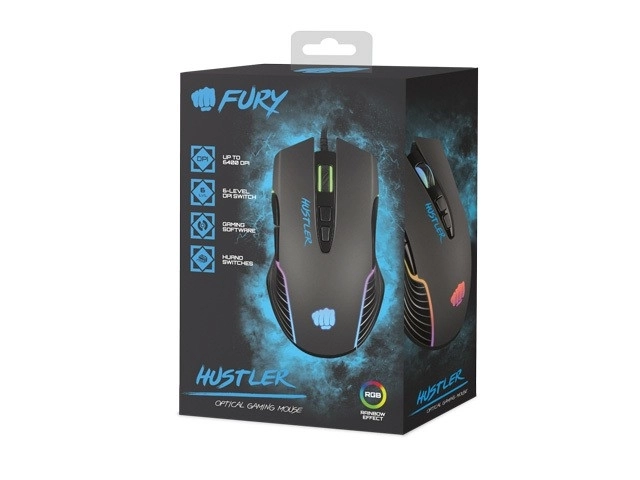 Gaming Miš Hustler s RGB Pozadinskim Osvjetljenjem