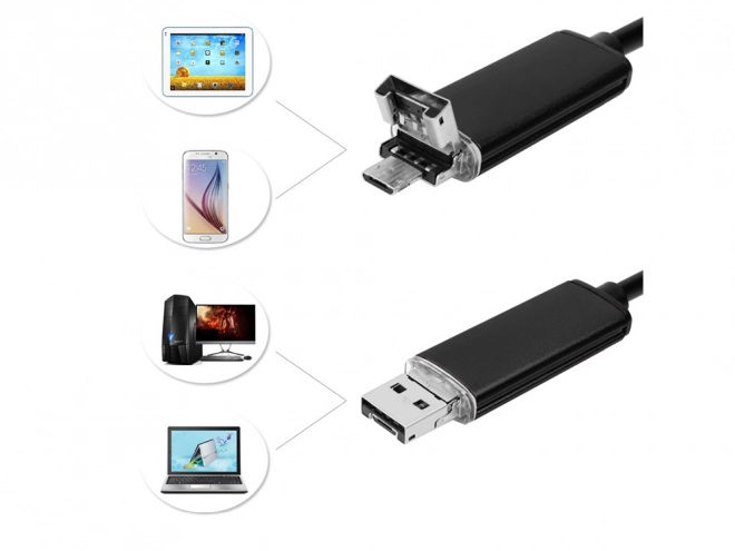 Endoskopska inspekcijska kamera s LED osvjetljenjem 10m USB