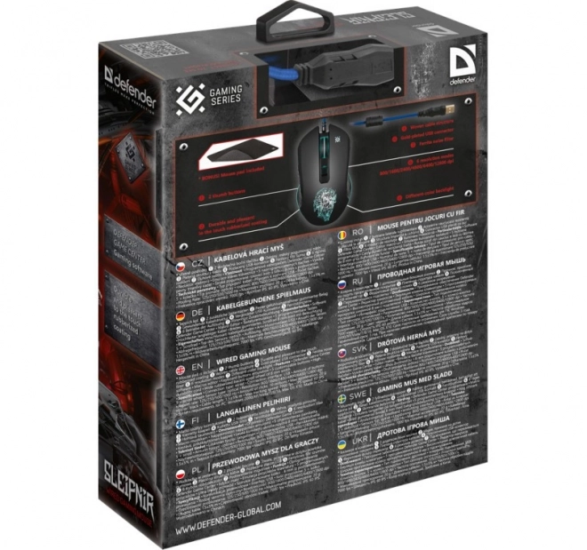 Igraći miš Defender Sleipnir GM-927 s 12800 DPI i 6 tipki