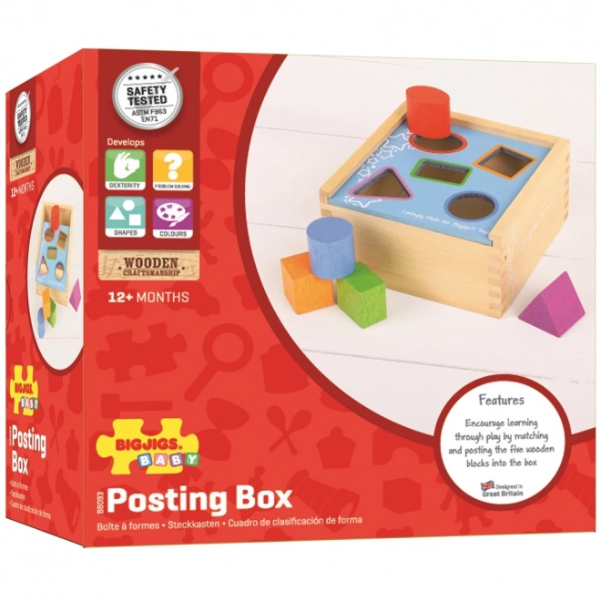 Bigjigs Toys Ubacivačka sa oblicima