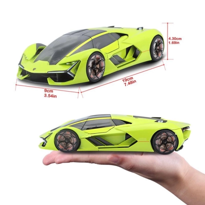 Bburago 1:24 Lamborghini Terzo Millenio Zelena